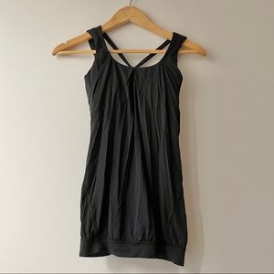 LULULEMON black cutout Nouveau Limits Tank bra